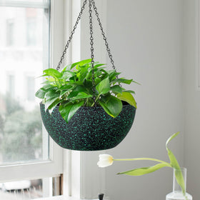 WSMKSZ lightweight plastic planter with adjustable hanger