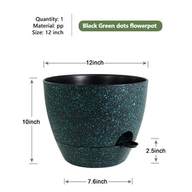 Close-up of mesh drainage holes in the WSMKSZ pot for healthy drainage.