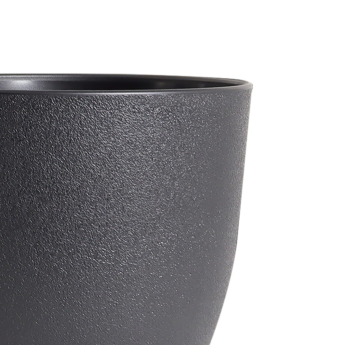 WSMKSZ modern decorative pot for indoor and outdoor spaces in black