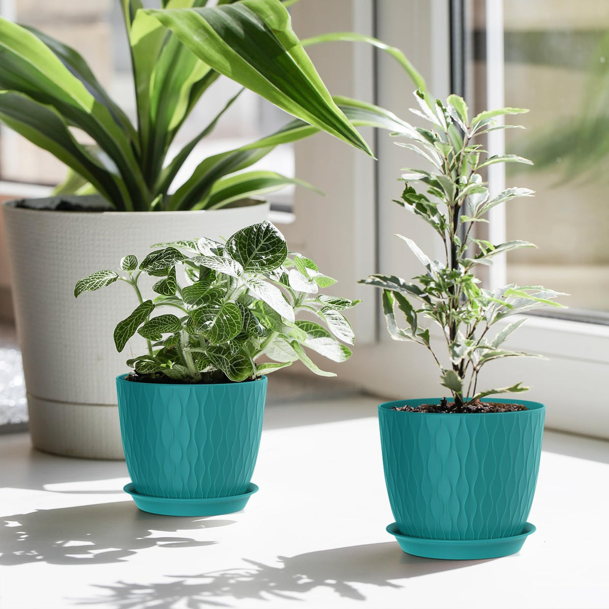 WSMKSZ nursery pots for small plants made of durable plastic