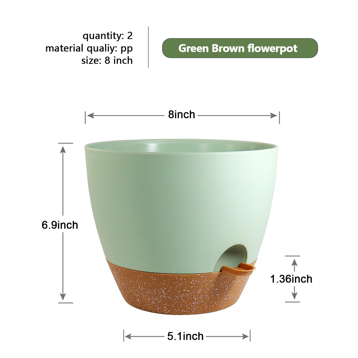WSMKSZ mesh drainage holes close-up promoting airflow and root health.
