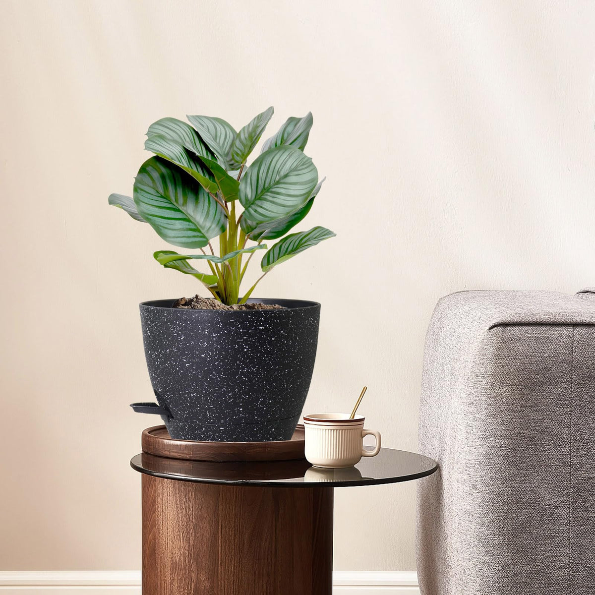 WSMKSZ pots with mesh drainage illustrate healthy drainage and root airflow