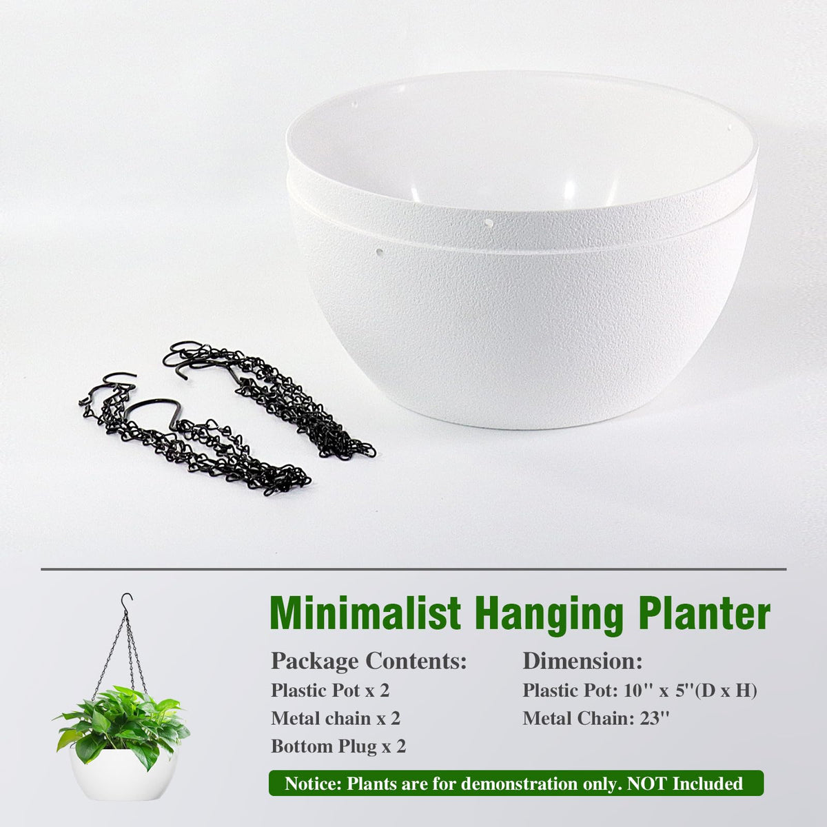 WSMKSZ space-saving hanging pot ideal for small spaces