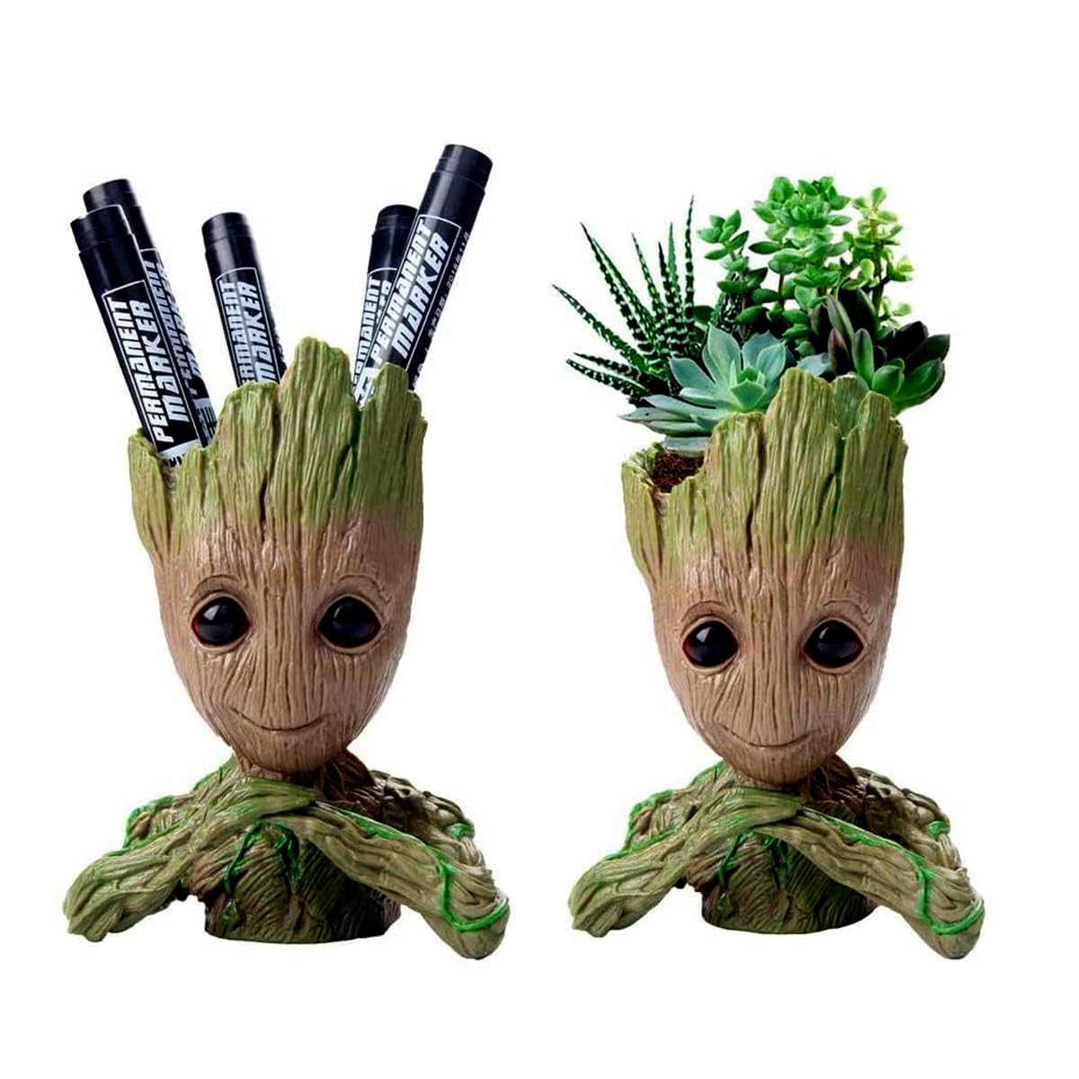 WT WINGTENG face planter smiling design ideal for indoor-outdoor display.