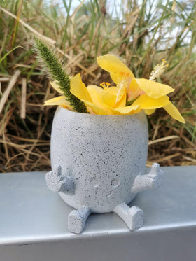 WT WINGTENG middle finger planter makes a quirky gift for plant lovers.