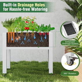 WTFGO weather-resistant resin planter endures outdoor use season after season.