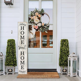 WUAHON three-panel porch sign suitable for indoor and sheltered outdoor spaces