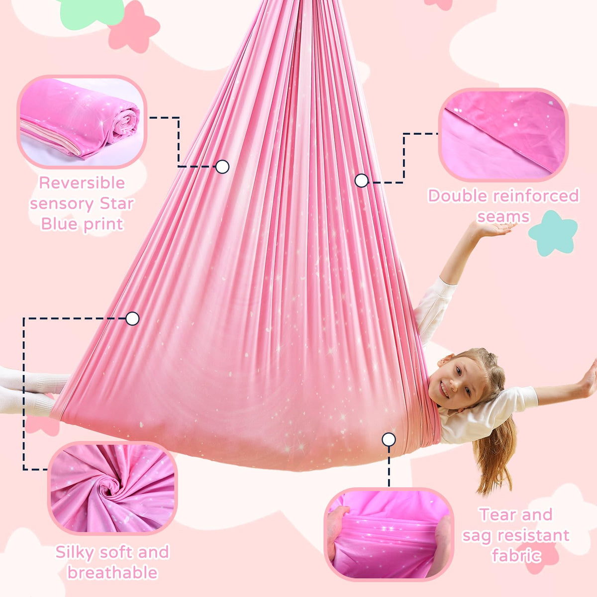 WUBOTIYU cuddle-inspired design offers a safe, comforting feel.