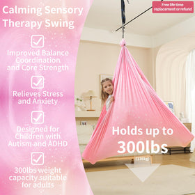 WUBOTIYU double-layer fabric shows soft, durable swing material.