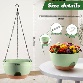 WUCEIAUU drainage holes and tray promote airflow and prevent waterlogging.