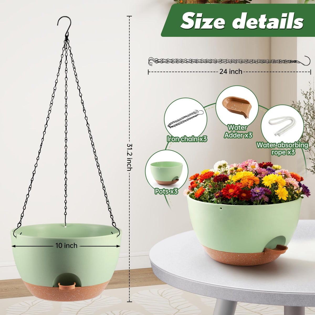 WUCEIAUU drip tray included to catch excess water