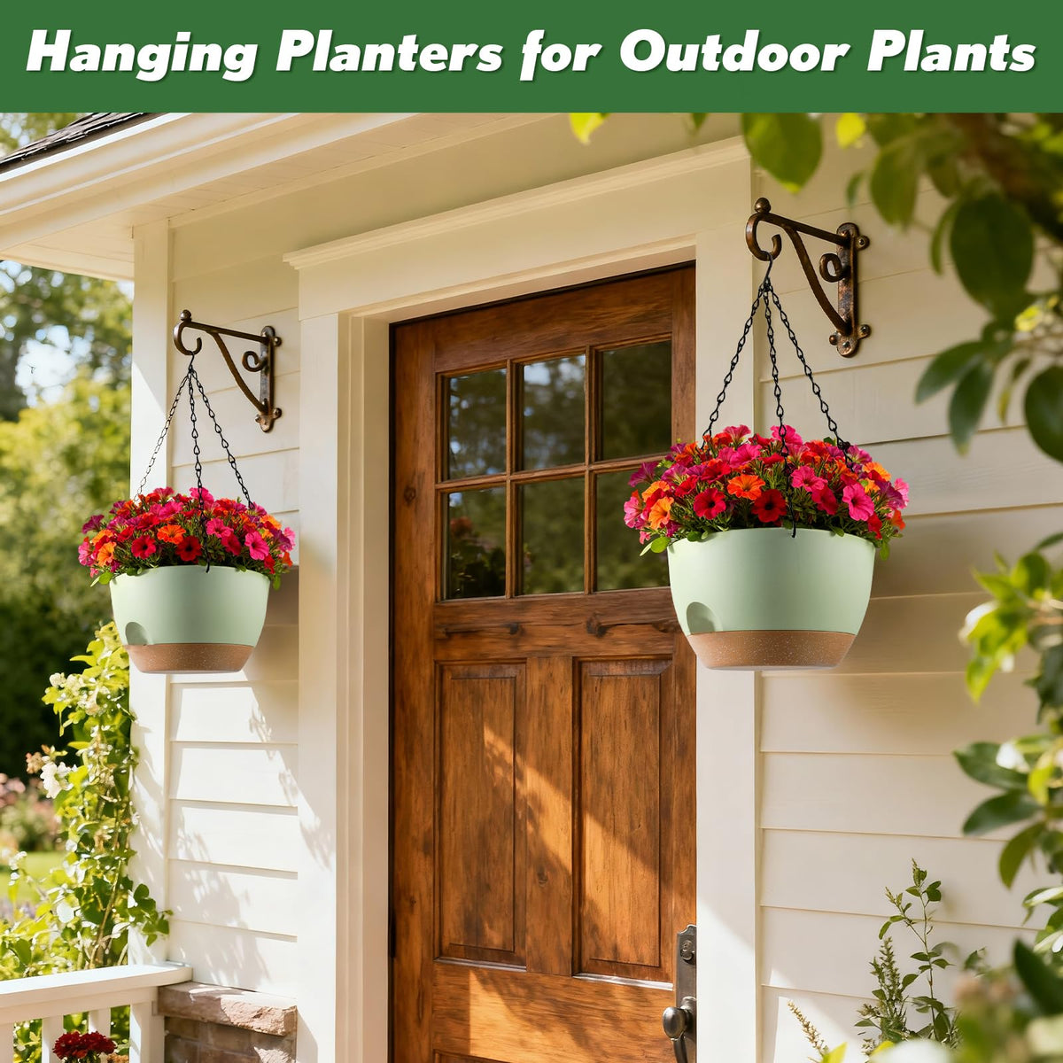 WUCEIAUU sturdy metal chain enables versatile indoor and outdoor displays.
