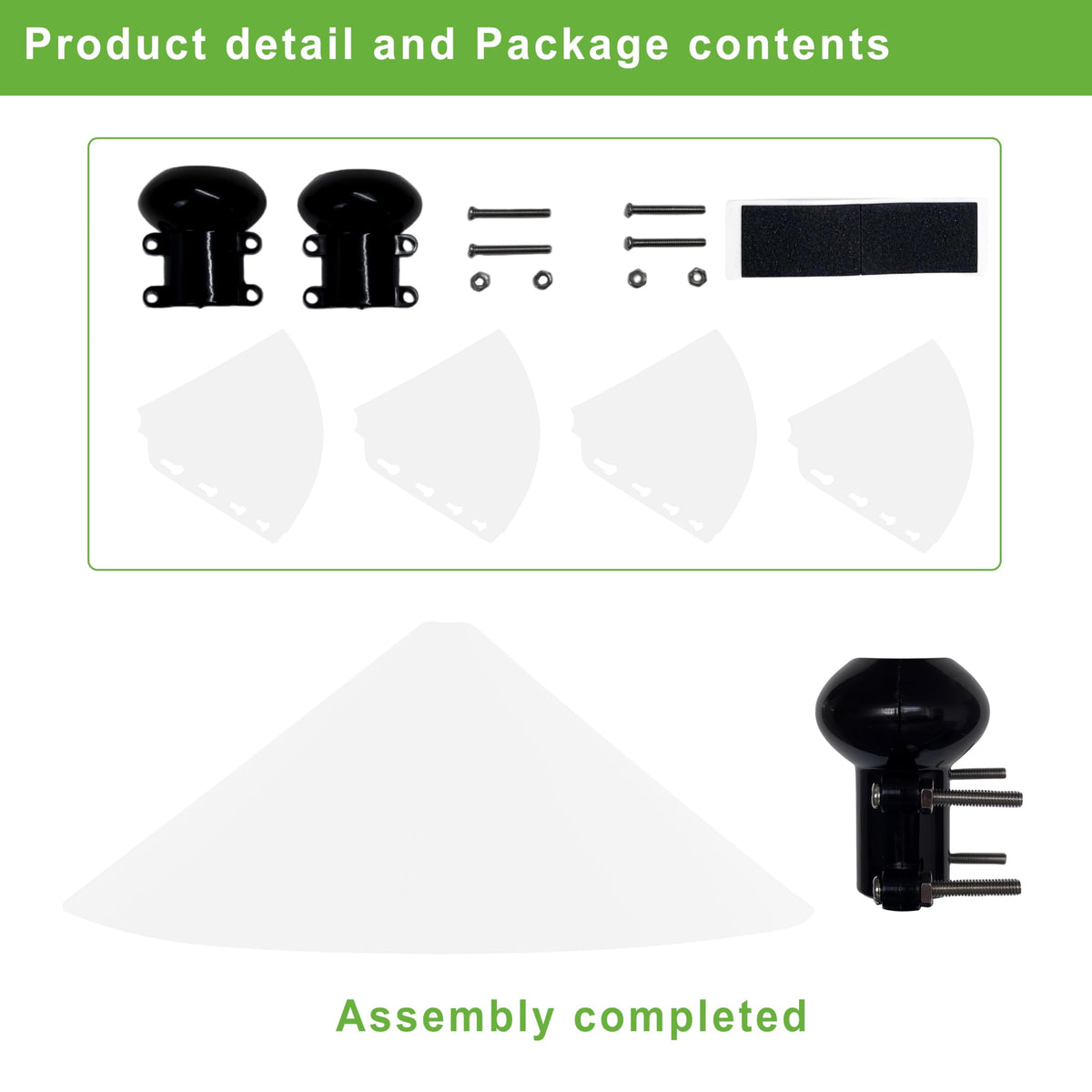 WUCYLKA Squirrel Baffle easy-install no-tools setup for bird protection