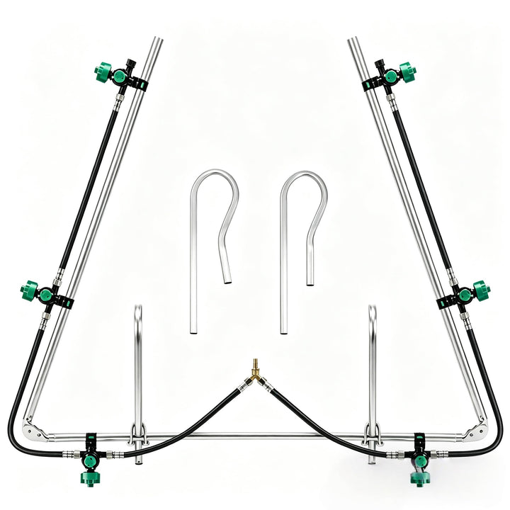 WUDIALIEN 6-nozzle foldable boom sprayer with 122-inch coverage for wide-field spraying.