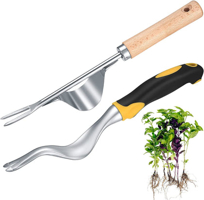 Wugongshan hand weeder with curve head for easy weed removal