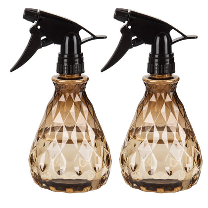 Wugongshan brown spray bottle front view with comfortable grip for daily cleaning