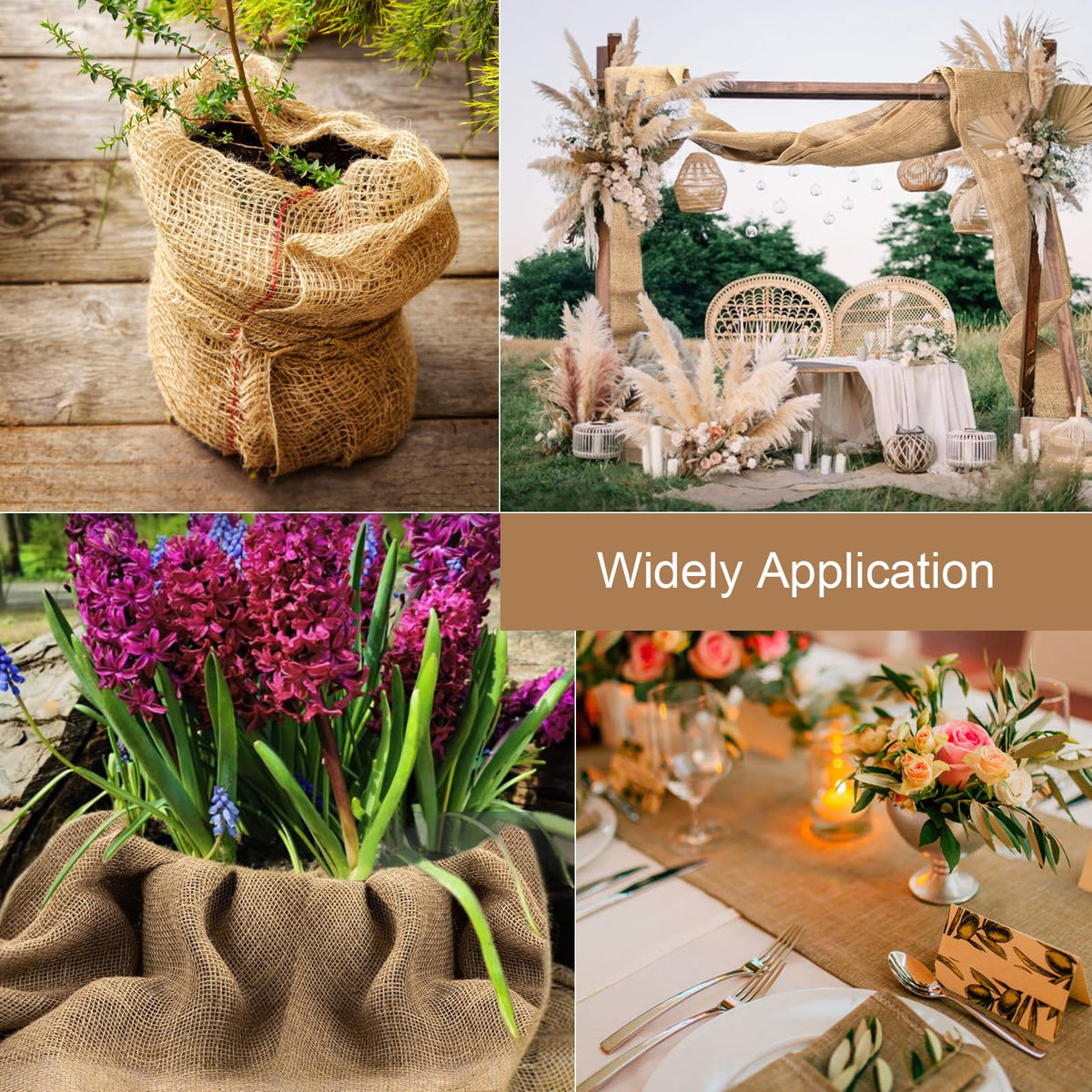 Wukfuiui burlap crafting material easily cut and sewn for projects