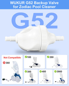 WUKUR G52 backup valve for Polaris 280 ensures smooth operation under high flow