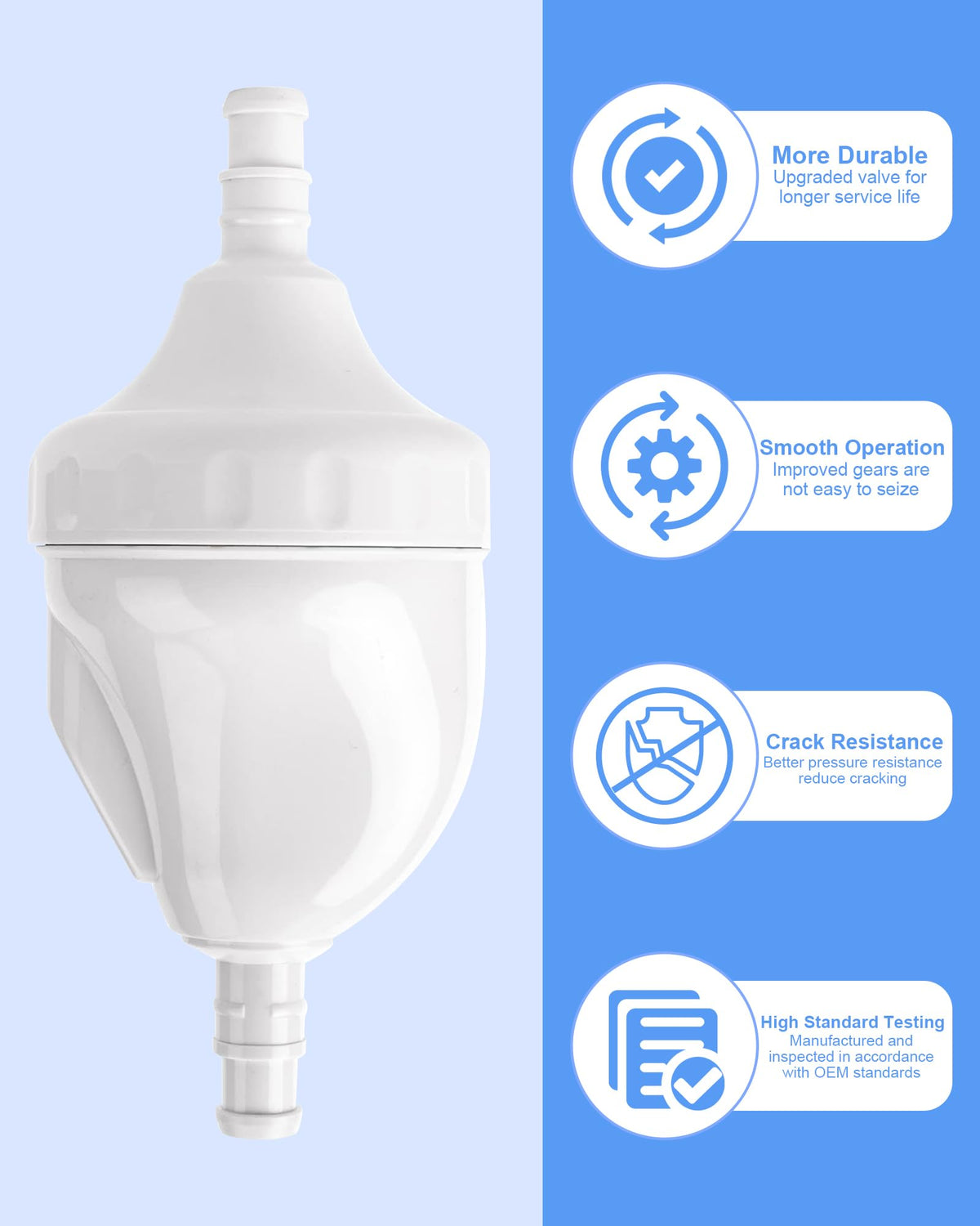 WUKUR G52 backup valve for Polaris 3900 withstands high water pressure during cleaning