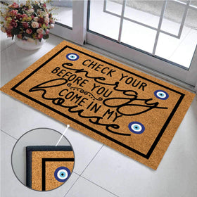 Wulidrom 30x18 inches doormat fitting standard doorways.