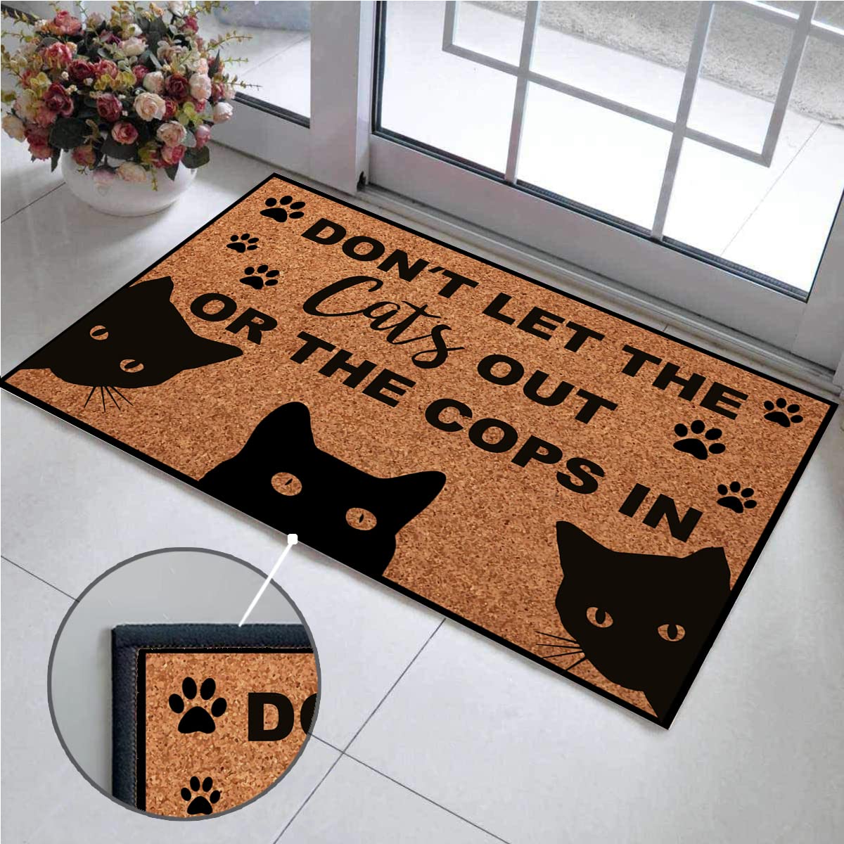 Wulidrom kitchen and bathroom doormat for stylish indoor use.