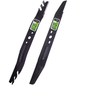 Wuples AB2101D 21-inch mulching blade close-up showing durable edge and finish