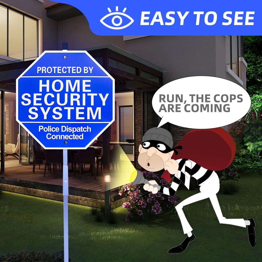 WUQIREN yard sign with stake system demonstrates easy installation and stable placement