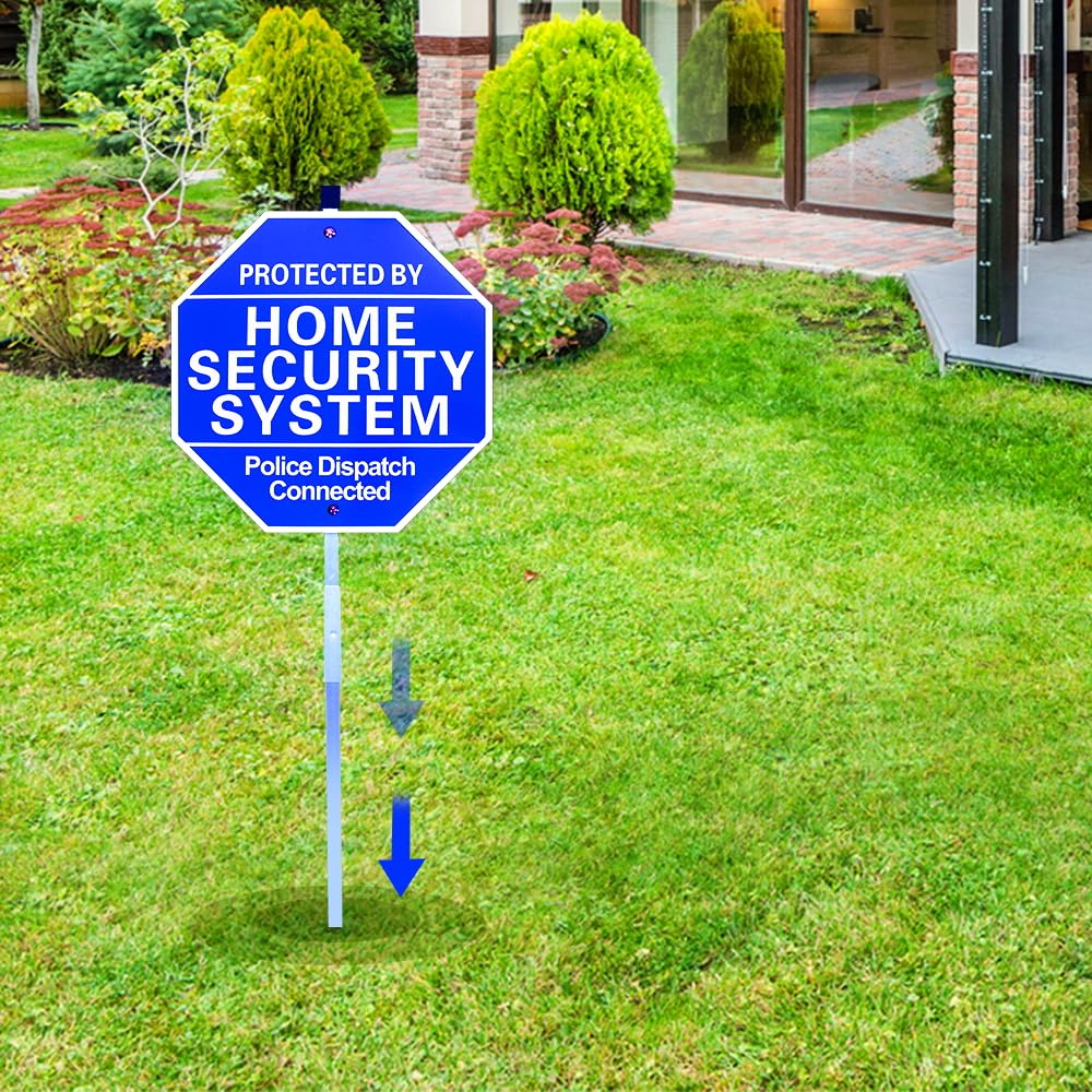 WUQIREN weatherproof sign ideal for residential yards and business premises