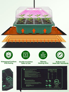 Wuraire PET material seed tray is durable and recyclable