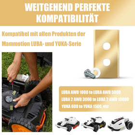 WUWENKK ready-to-use kit including blades and tools for easy installation