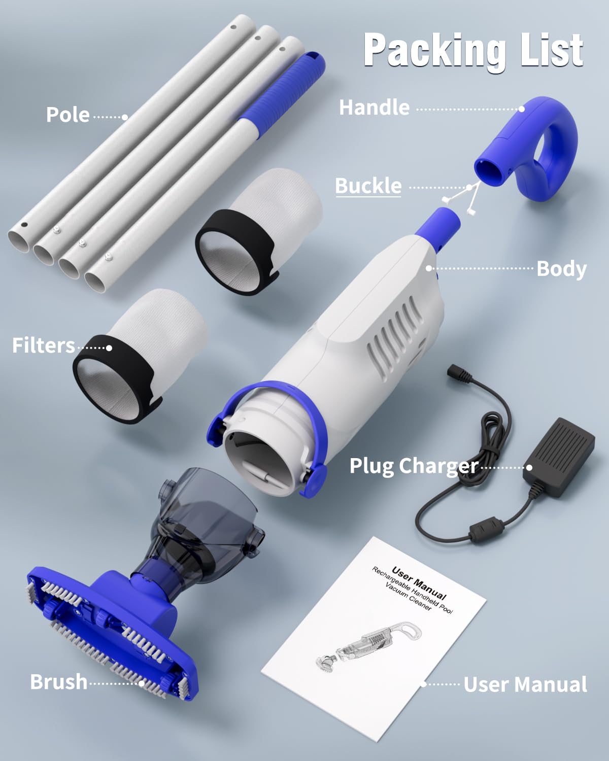 Wuwo Little Shark is suitable for hot tubs and small pools.