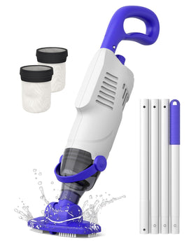 Wuwo Little Shark pool vacuum with 60W motor delivers powerful suction.