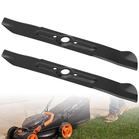 WuWoWo 2-pack 13-inch mulching blades, sharp edge for precise lawn cuts