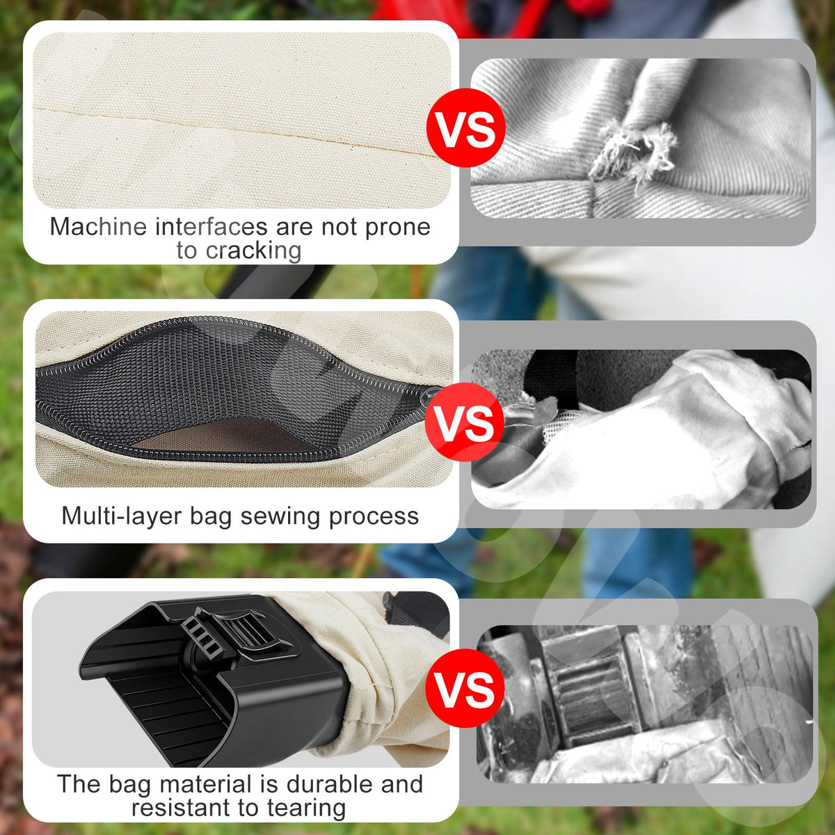WuWoWo machine washable bag for easy maintenance between cleanups