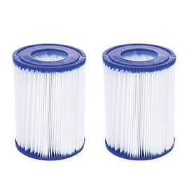 WuYan 2-pack pool filter cartridge compatible with II filters for Lay Z Spa pumps.