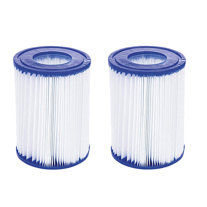 WuYan 2-pack pool filter cartridge compatible with II filters for Lay Z Spa pumps.