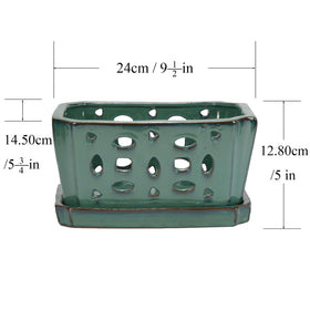 Durable ceramic ensures long-lasting use and reliable performance