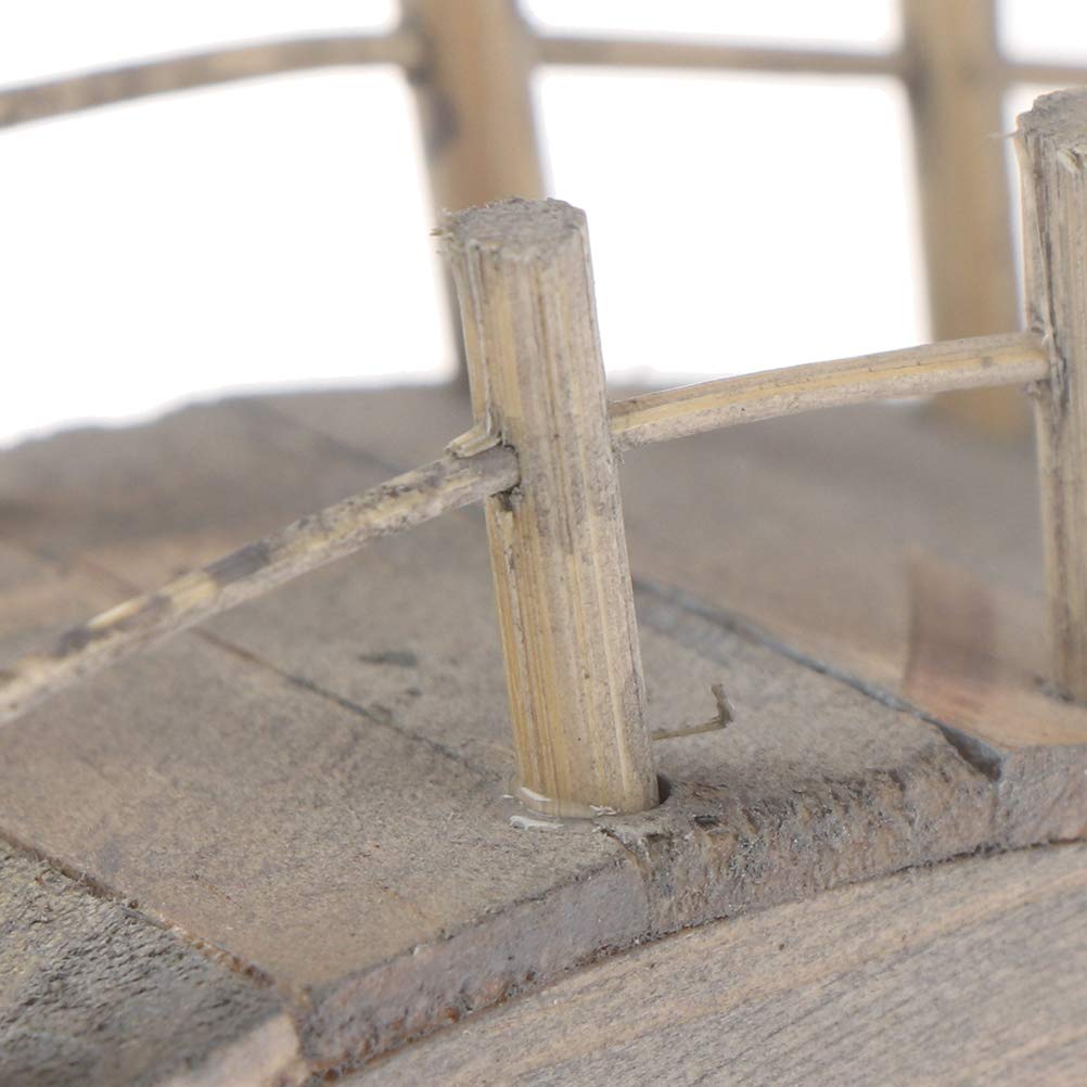 WWahuayuan hand-painted brown wood bridge feels artisan-quality.