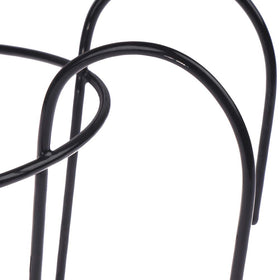 WWahuayuan round planter holder close-up reveals durable anti-rust metal