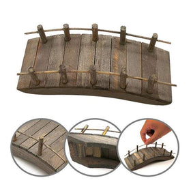 WWahuayuan tiny garden arch bridge perfect for bonsai display.