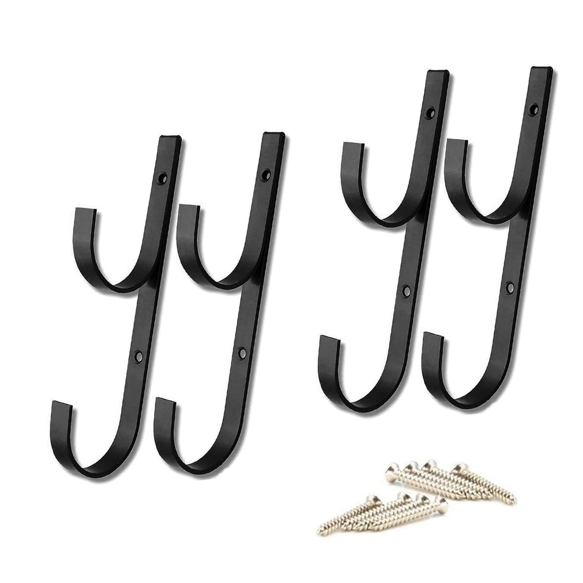WWD POOL aluminum pole hanger with four hooks keeps pool gear organized and accessible.