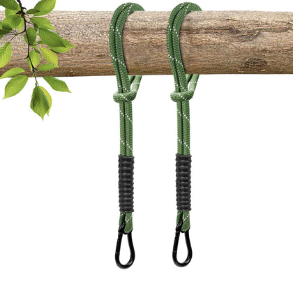 WWFFEN tree swing rope and strap close-up, built for sturdy outdoor play.