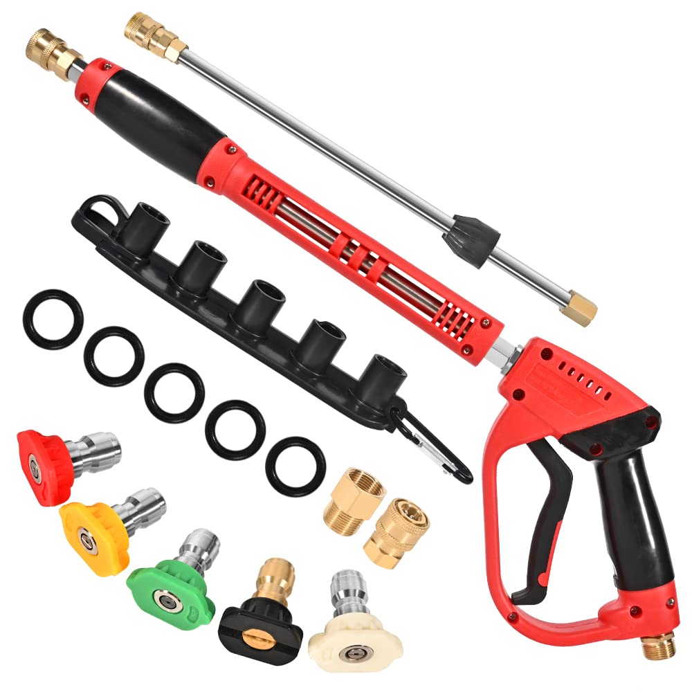 WXMECH pressure washer gun extension wand for high reach cleaning