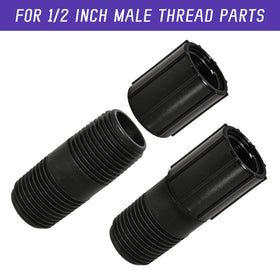 WXNTLDOH 1/2 inch female-to-female thread connector is easy to install