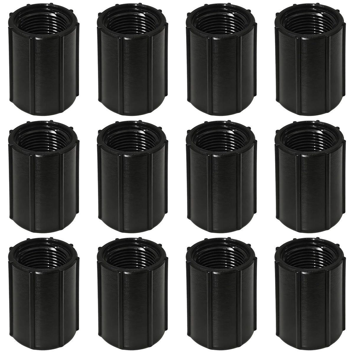 WXNTLDOH 12-pack double female couplings for reliable sprinkler connections