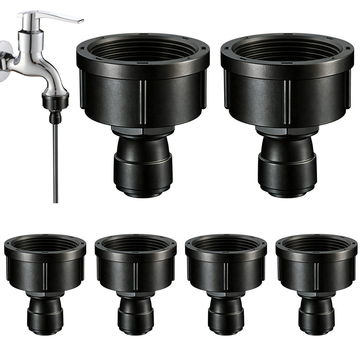 WXNTLDOH 34 to 14 drip adapter with quick connect for easy irrigation setup