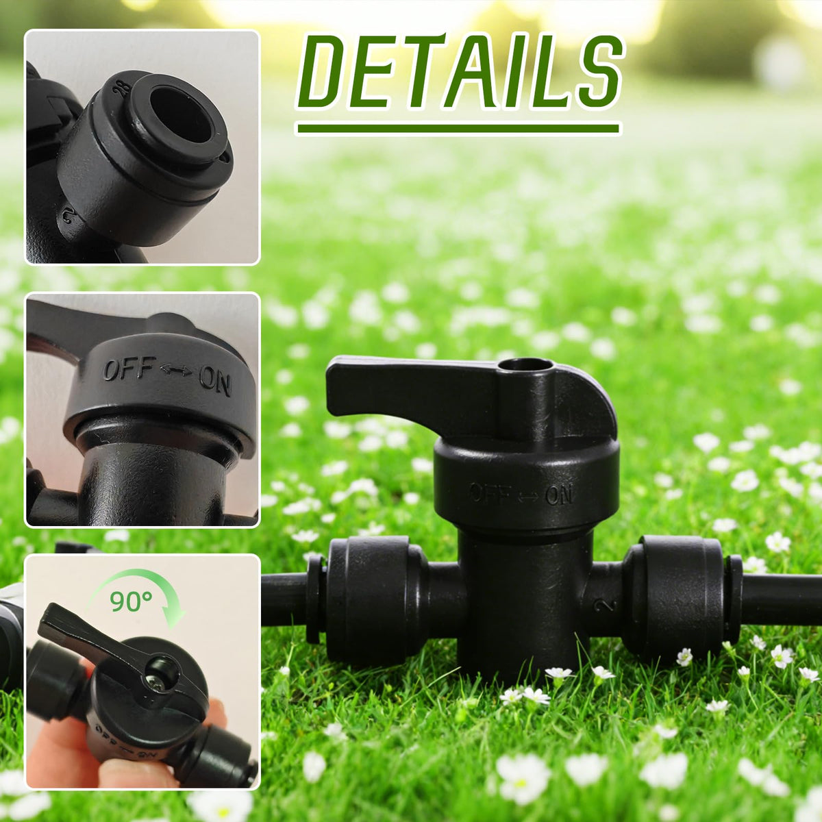 WXNTLDOH valve directs water precisely for even distribution