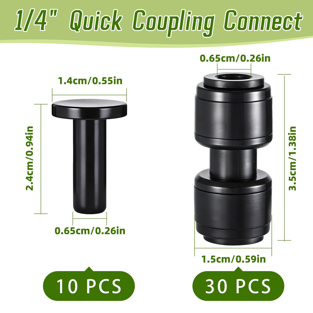 WXNTLDOH end plug for 1/4 inch tubing provides secure, sealed shutoff