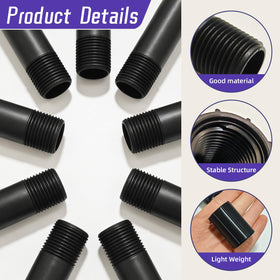 WXNTLDOH 12-inch risers raise sprinkler heads to clear weeds and mulch.
