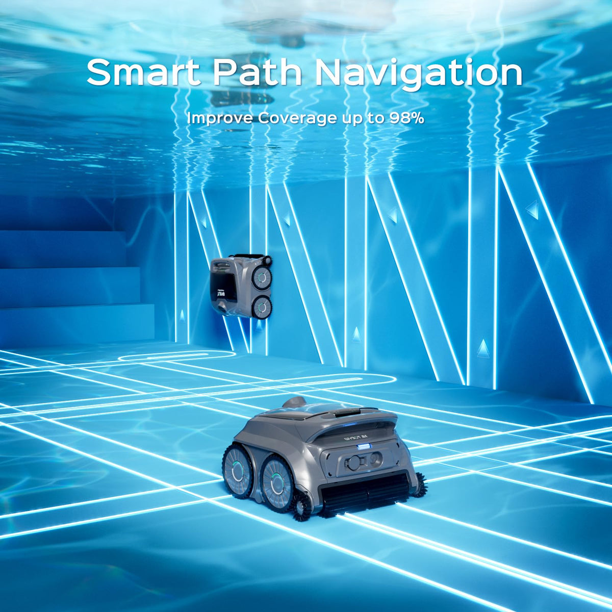 WYBOT B1 cordless with 120-minute runtime for larger pools